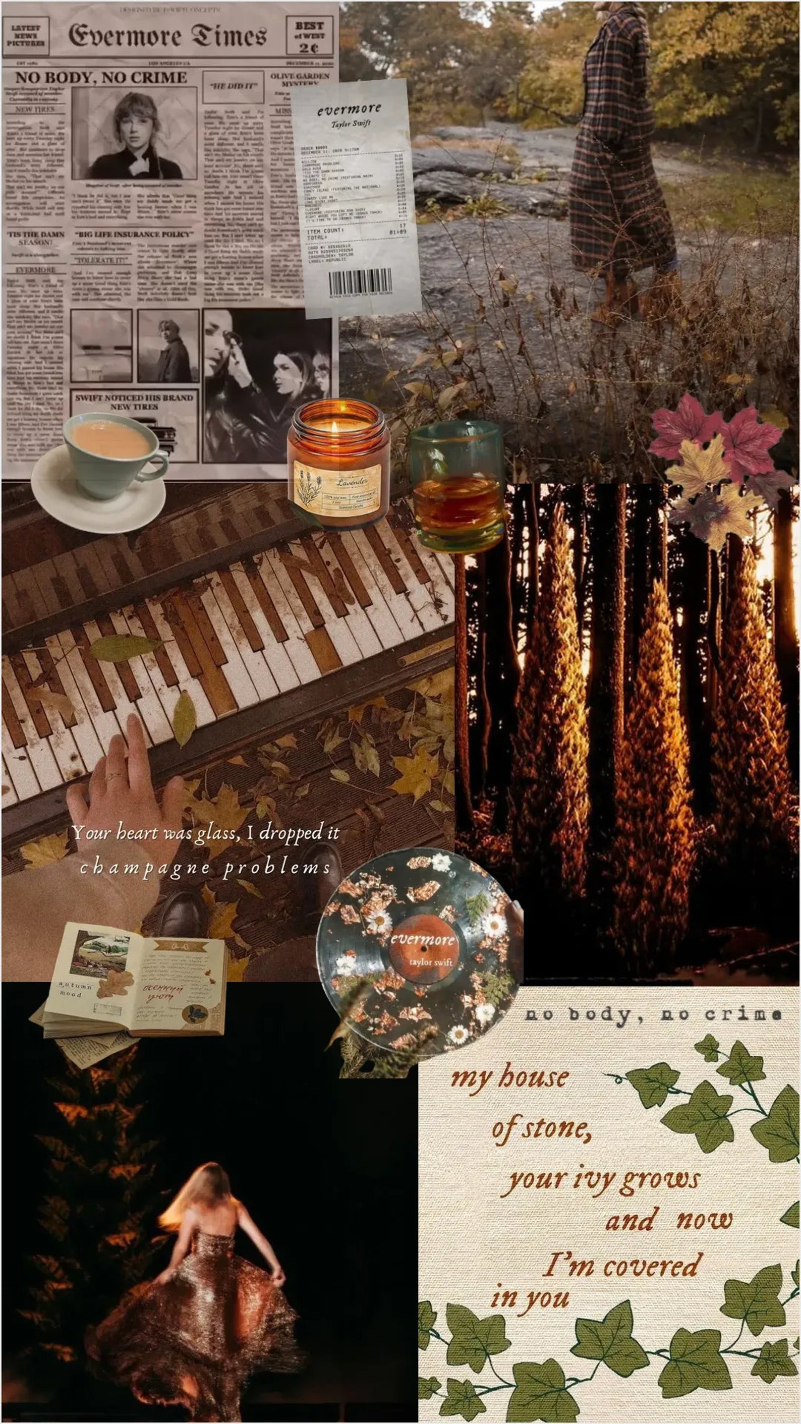 Taylor Swift Evermore Lock Screen Etsy