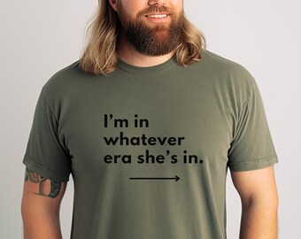 Eras Shirt für ihn, lustiges Paar-Shirt, Paar-Hemden, Geschenk für ihn, Vatertag, Konzert-T-Shirt, Geschenk für ihn, Valentinstag Paar Shirt