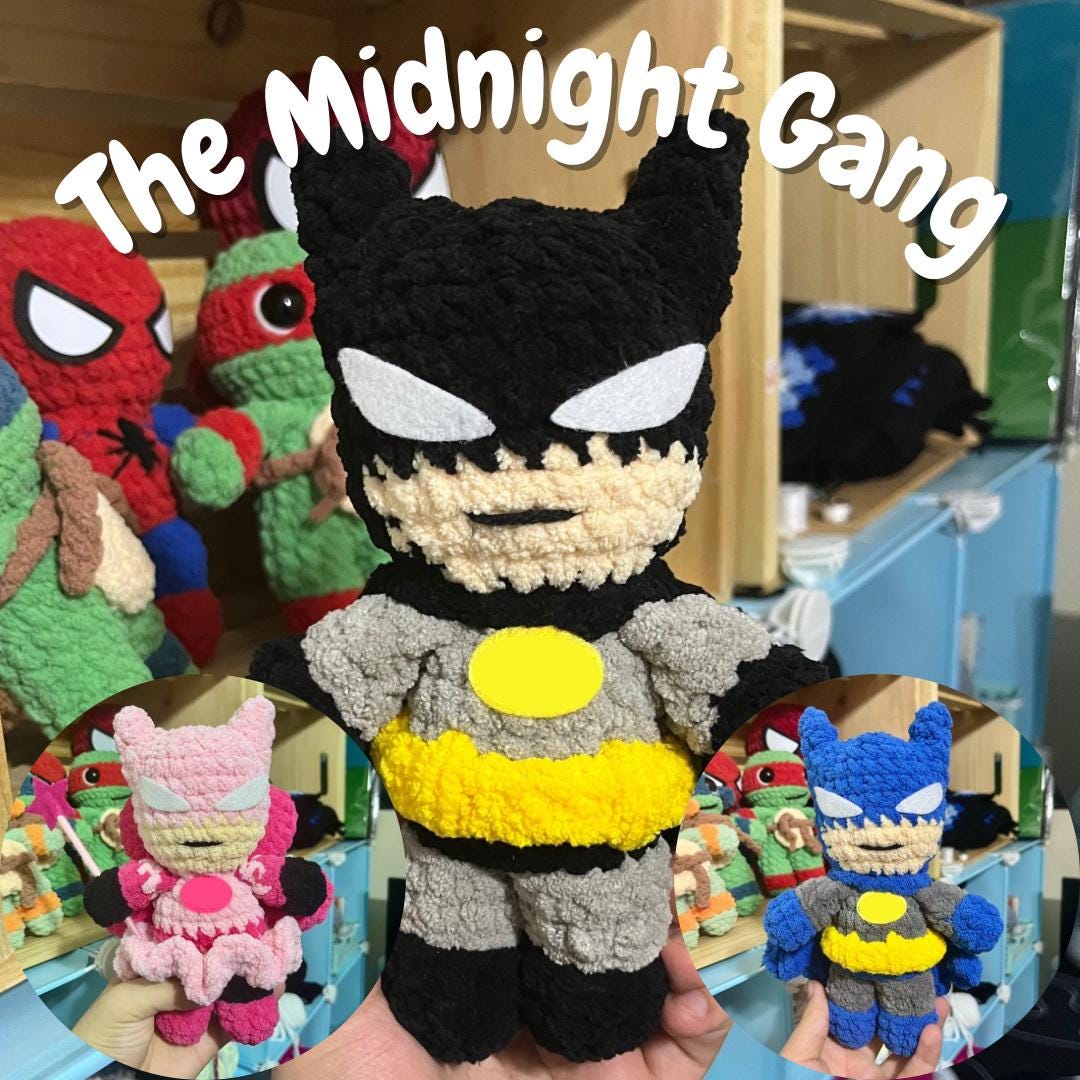Nightwing crochet pattern España