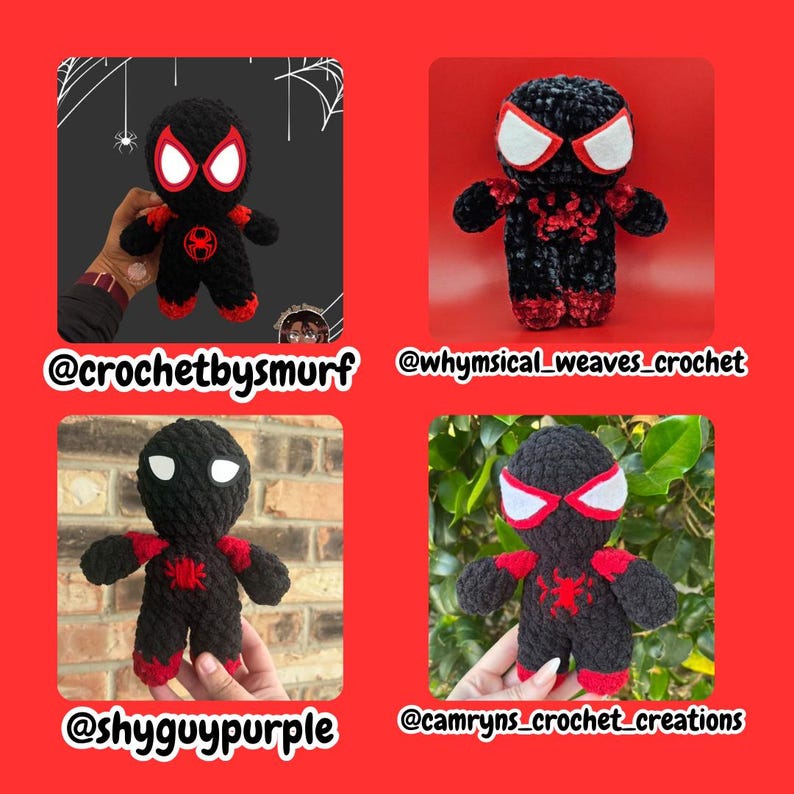 No-sew Spidy Heroes 3 in 1 Pattern Bundle - Etsy