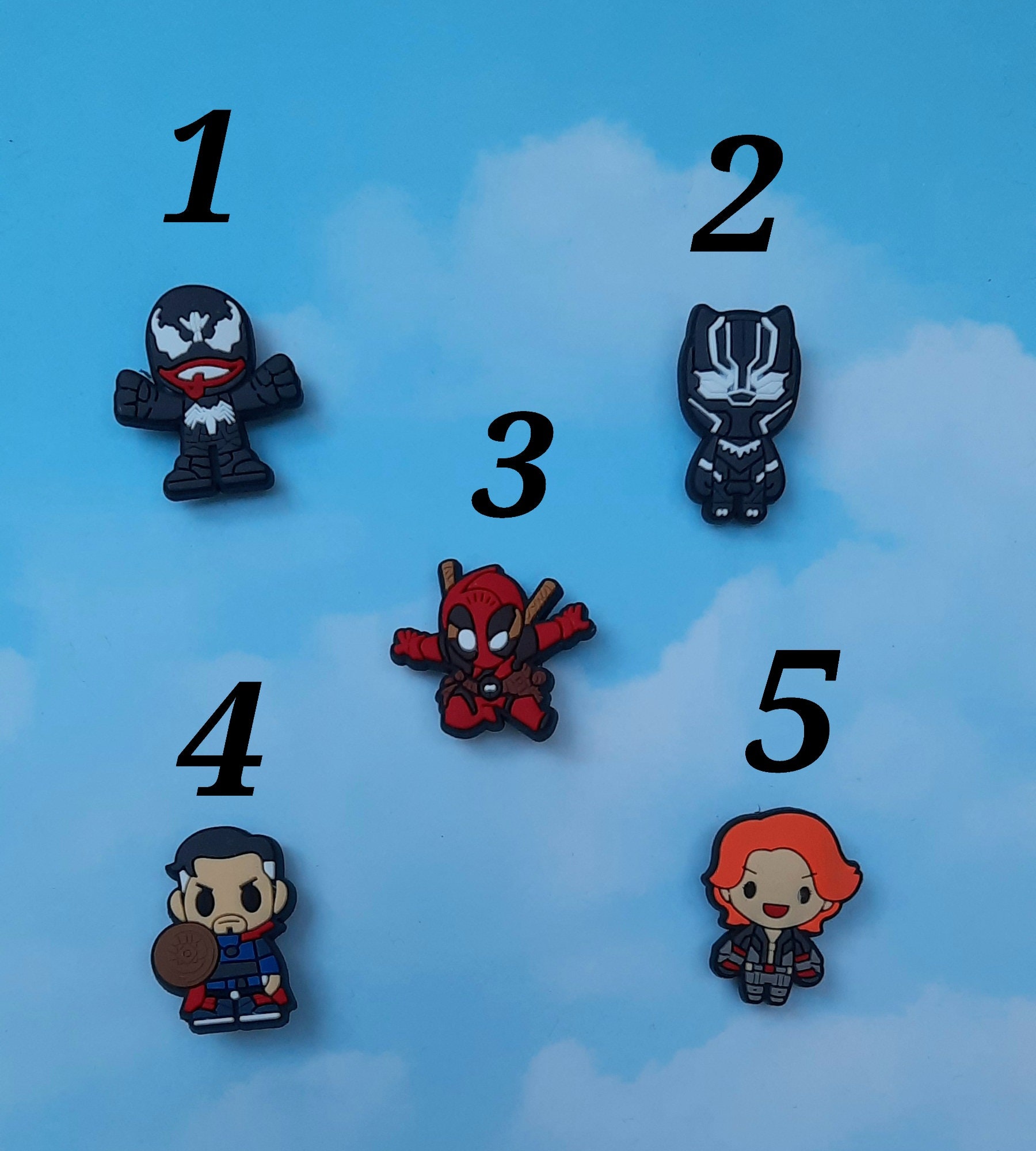 Super Hero Marvel DC Croc Jibbitz Charms Etsy UK
