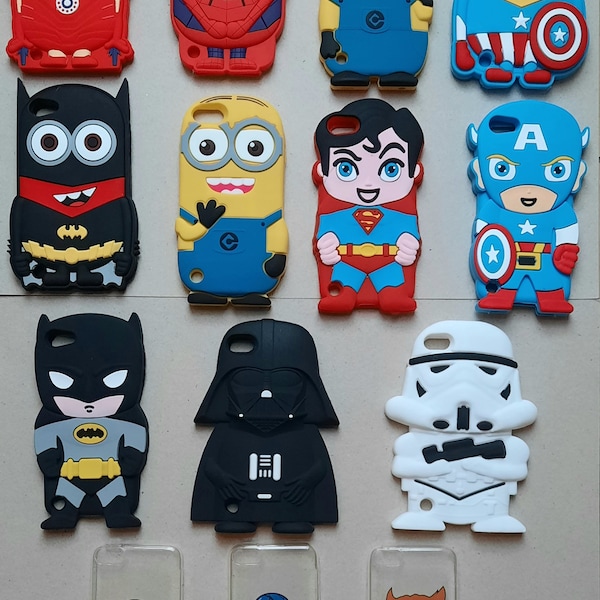 3D iPod Touch 5/6/7 Generation Super Hero Minion Case