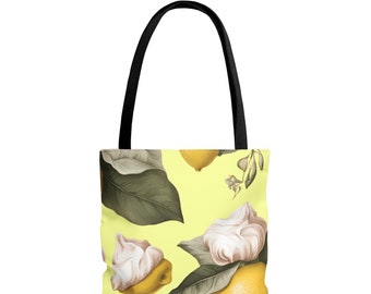 Lemon Tote Bag Citrus Limon Tote Bagged Lemonmeringue Citrus Lemon Tote Gift For Lemon Lover Citrus Fruits Bag Lemon Shoulder Bag