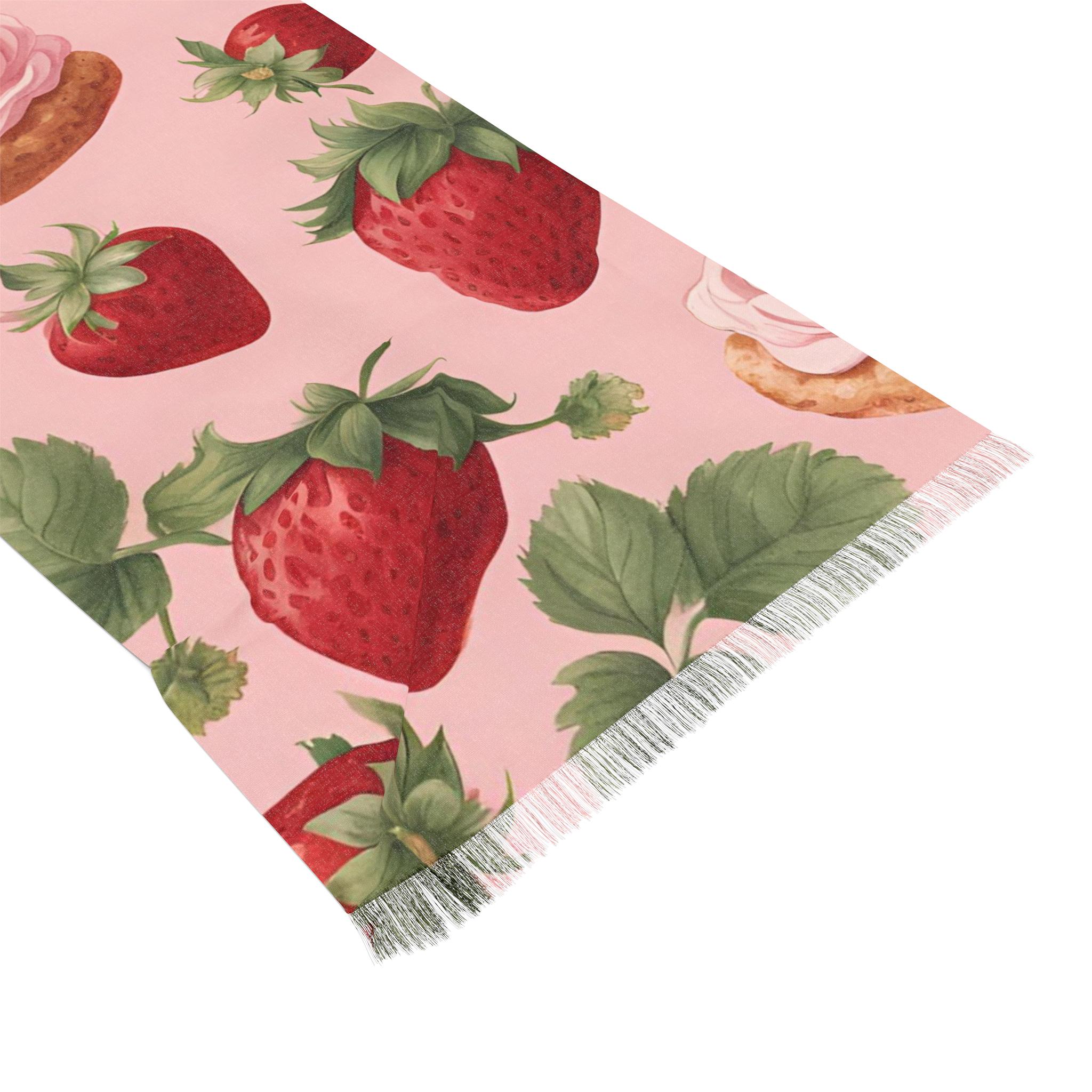 Strawberryshortcake Lightscarf Strawberrydesign Softscarf