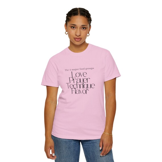 Comfort Colors Food T-shirt, Customized Funny Tee, Minimalist T