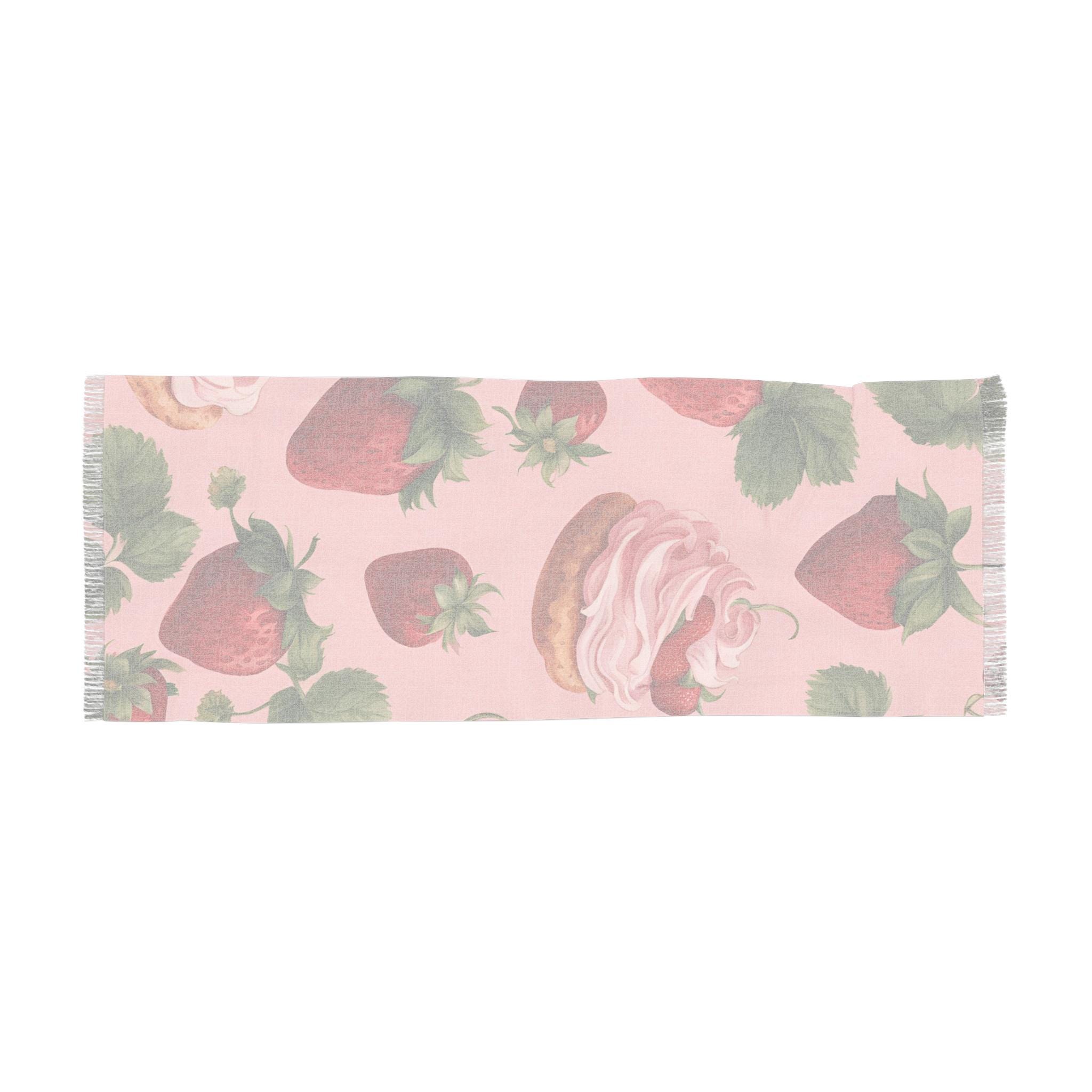Strawberryshortcake Lightscarf Strawberrydesign Softscarf