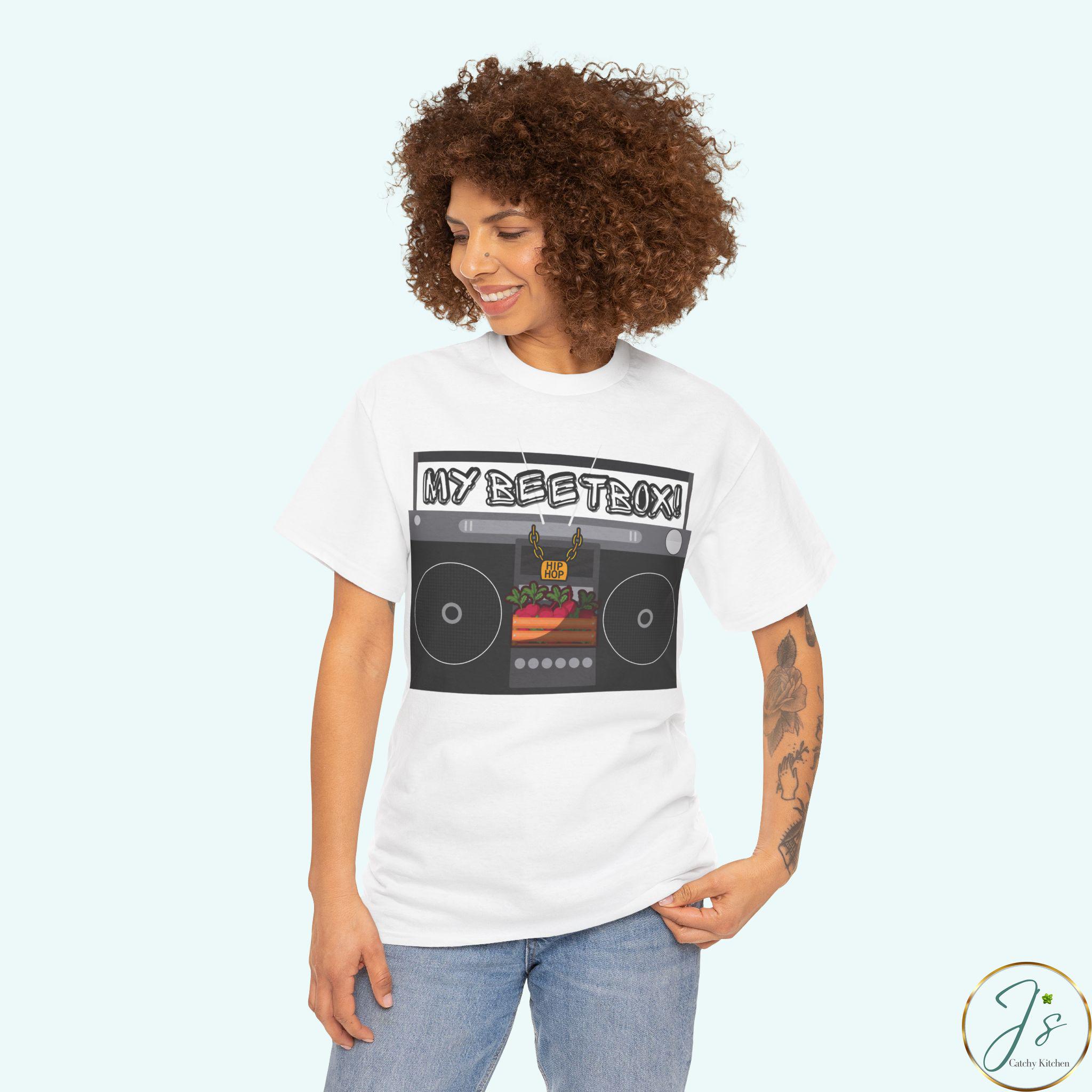 Funny Music T Shirt Gift Vegetable Shirt My Beetbox Boombox