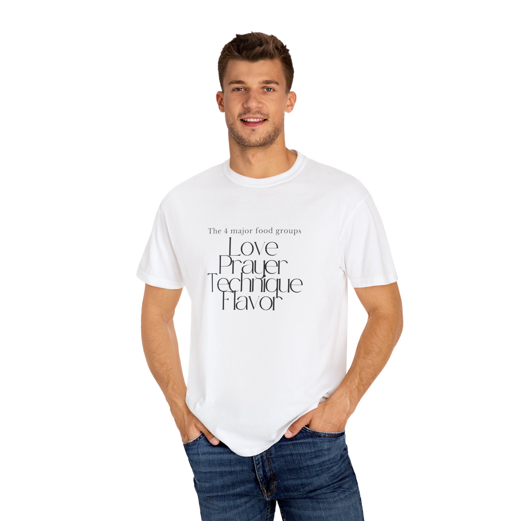 Comfort Colors Food T-shirt, Customized Funny Tee, Minimalist T