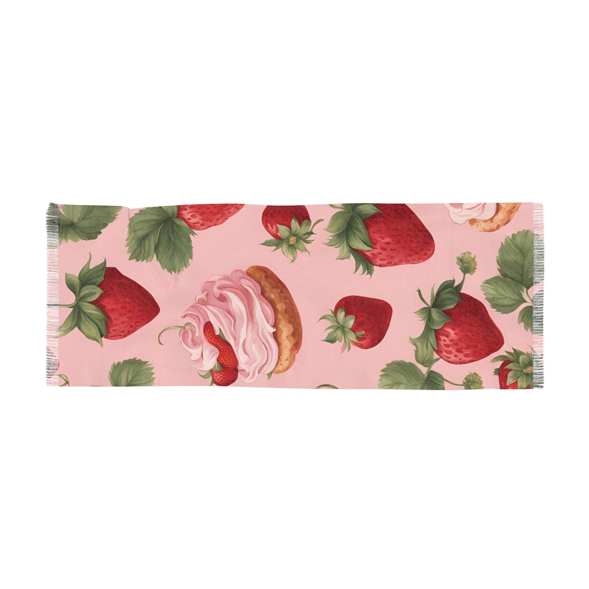 Strawberryshortcake Lightscarf Strawberrydesign Softscarf