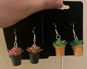 Plant Pot Earrings | Fun Earrings | Novelty Earrings | Quirky Earrings | Unique Earrings