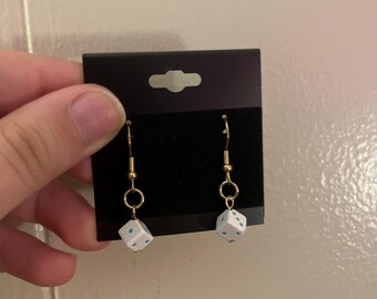 Dice Earrings | Fun Earrings | Novelty Earrings | Quirky Earrings | Unique Earrings