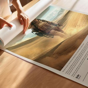 Framed poster of Nomad is an essential addition for any fan of the video game Six Siege and the operator Nomad. The frame is available in black, white or natural wood color. Don’t miss out on this must-have artwork!