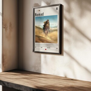 Framed poster of Nomad is an essential addition for any fan of the video game Six Siege and the operator Nomad. The frame is available in black, white or natural wood color. Don’t miss out on this must-have artwork!