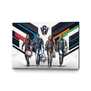 Six Invitational - Arrival, Six Siege print, Six Siege poster, Gaming print, gift for gamer, Rainbow six artwork
