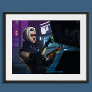 Six Siege - Heroic - Osa, Six Siege print, Six Siege poster, Gaming print, gift for gamer, Rainbow six artwork