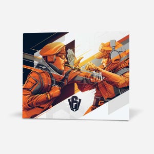 Six Invitational - Ela & Zofia, Six Siege print, Six Siege poster, Gaming print, gift for gamer, Rainbow six artwork