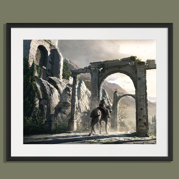 Assassin's Creed - Royaume du Nord, impression Assassin's Creed, affiche assassins creed, impression de jeu, cadeau pour joueur