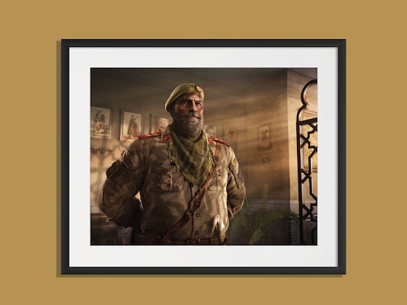 Rainbow Six Siege Kaid アートポスター Six Siege - Kaid - Portrait, Six Siege Print, Six Siege Poster
