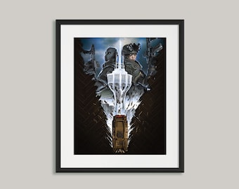 Six Siege - Heavy Mettle, Six Siege print, Six Siege poster, Gaming print, gift for gamer, Rainbow six artwork