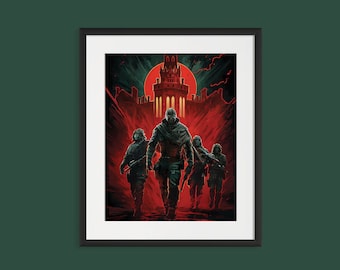 Six Siege - Deimos and his mercenaries, Six Siege print, Six Siege poster, Gaming print, gift for gamer, Rainbow six artwork