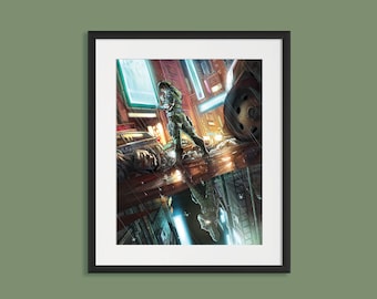 Six Siege - Grim and Nokk, Six Siege print, Six Siege poster, Gaming print, gift for gamer, Rainbow six artwork