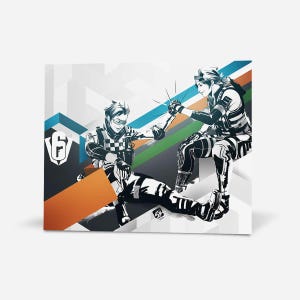 Six Invitational - Osa and Kali, Six Siege print, Six Siege poster, Gaming print, gift for gamer, Rainbow six artwork