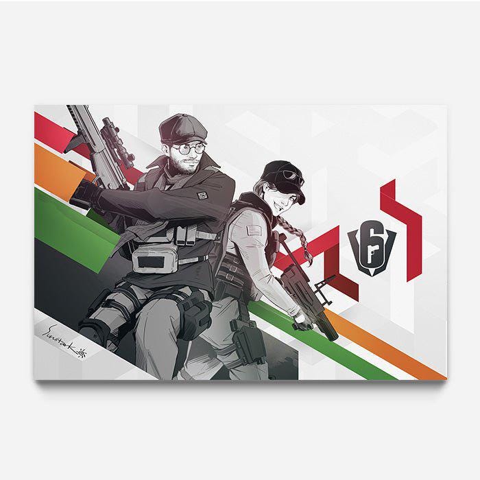 Six Invitational - Flores and Ash, Six Siege print, Six Siege poster, Gaming print, gift for gamer, Rainbow six artwork