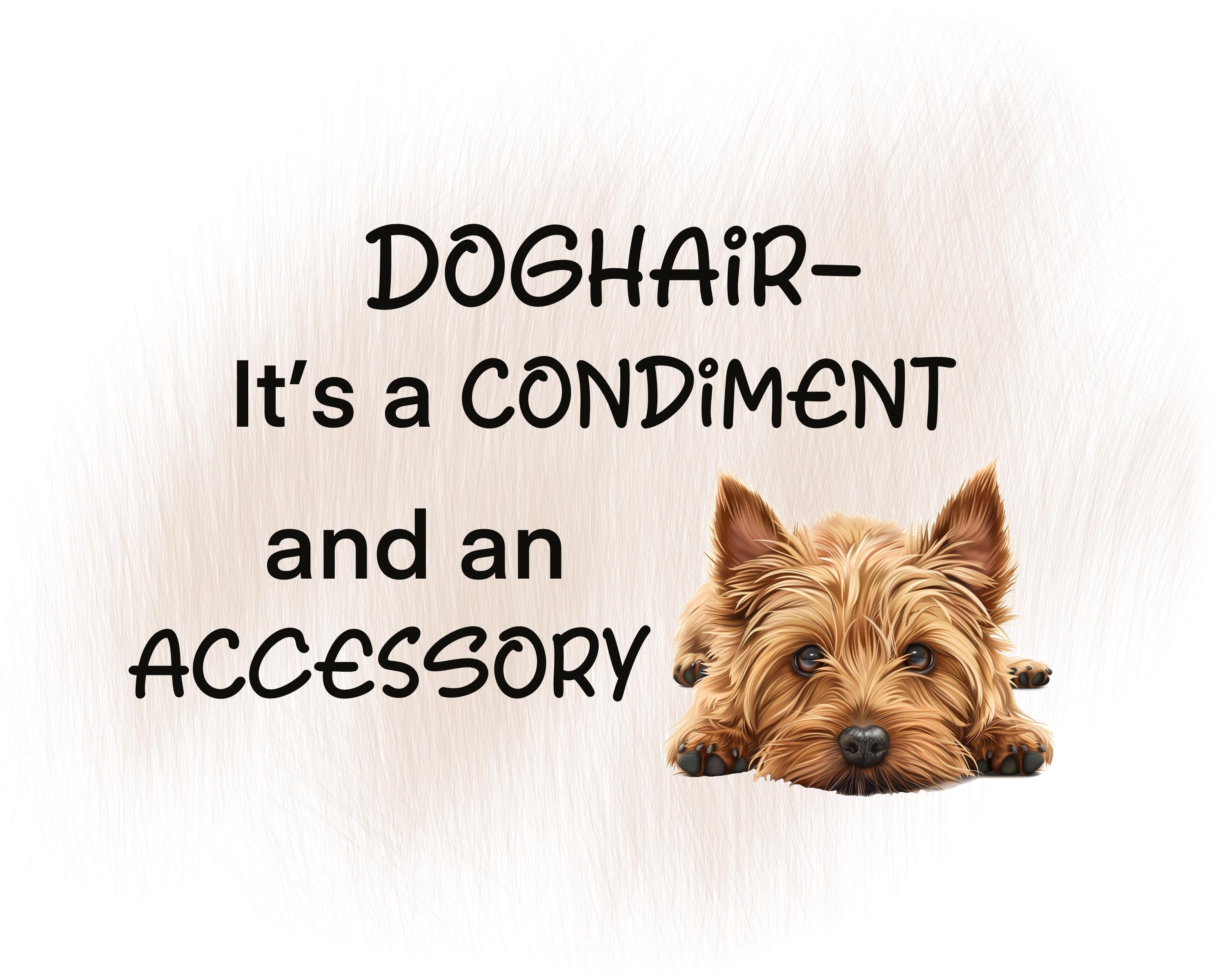 Dog hair condiment fashion accessory top