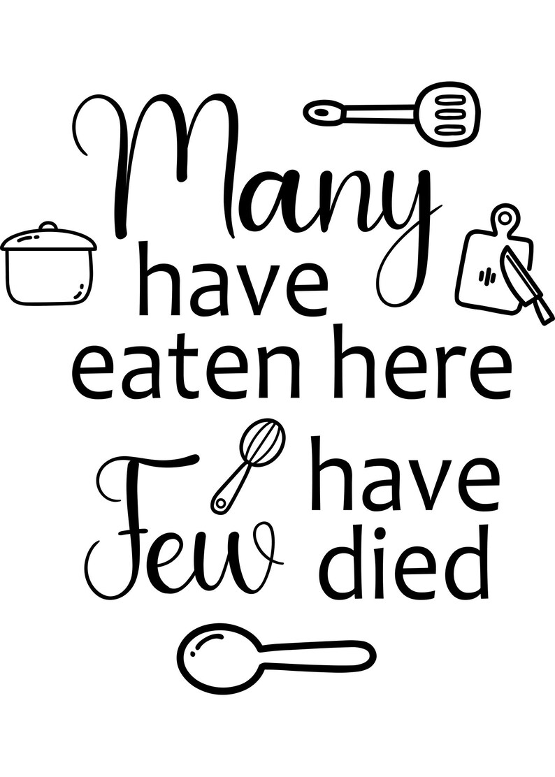 Targa In Metallo Vintage 'Many Have Eaten Here Few Have Died' – 20x30 Cm, Decorazione Da Parete Per Cucina, Bar, Ufficio