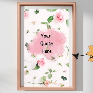 Printable Wall Art | Customize Quote | Customize nursery wall art | Personalize Quote| Digital Download| Personalize | office wall art