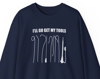 Interventional Radiology Tools and Catheters Artistic Heavy Blend Crewneck Sweatshirt for Doctors, Fellows, Techs in IR