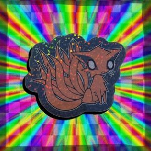 scene kurama sticker