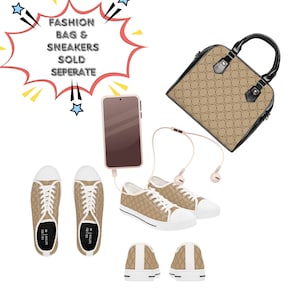 Sneakers with matching bag for women Etsy