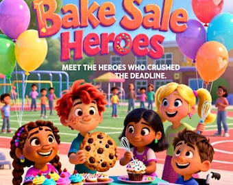 Children Digital Bedtime Story Book-Bake Sale Heroes
