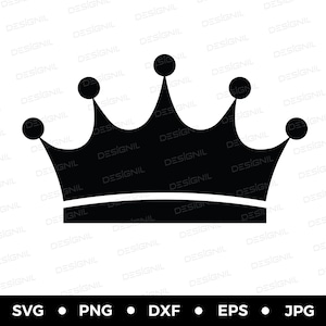 Crown svg king crown png prince crown vector queen crown imperial crown throne crown cricut crown eps dxf jpg crown cutting file royal crown