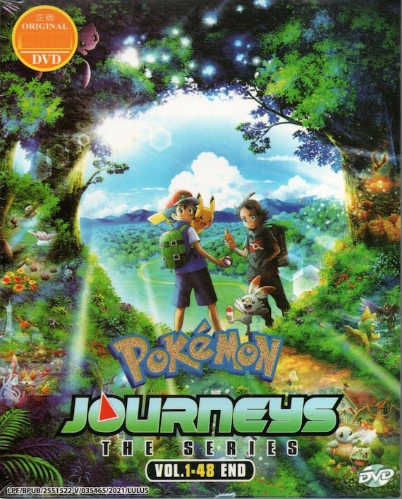DVD Anime Pokemon Journeys the Series Vol.1 48 End English Dubbed Etsy