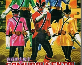 スーパーサムライ　シンケンジャー　DVD 英語 版　460分　レア Samurai Sentai Shinkenger Vol. 1-49 END DVD (English Sub