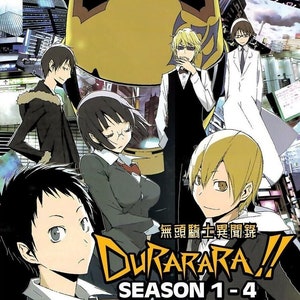 DVD Anime Durarara!! Season 1-4 Vol.1-61 End English Dubbed