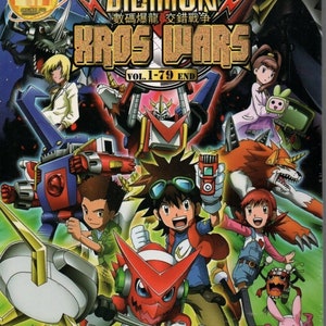 DVD Anime Digimon Xros Wars (1-54 End) & Hunter Boys Crossing Time (1-25 End) All Region