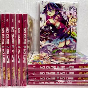 No Game No Life Light Novel Vol 1-12 Full Set by Yuu Kamiya English Version Fast Shipping