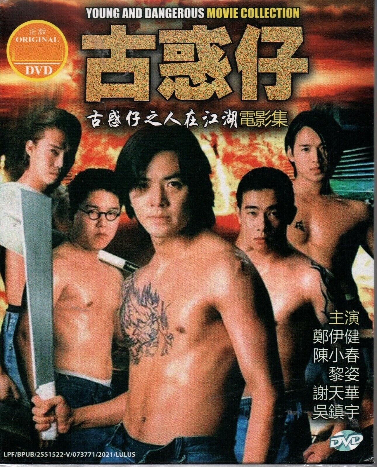DVD Chinese Movie Young and Dangerous Movie (film Series 1-6