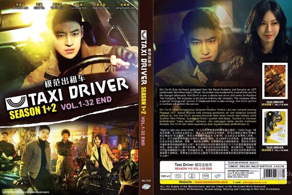 DVD Korean Drama Taxi Driver Complete TV Series Season 1+2