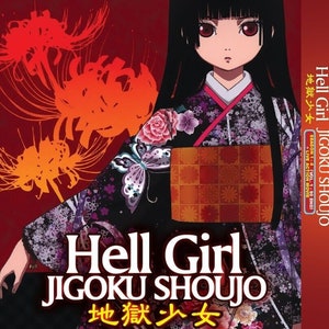 DVD Anime Hell Girl Jigoku Shoujo Season 1-4 Vol.1-90 End + Live Action Movie