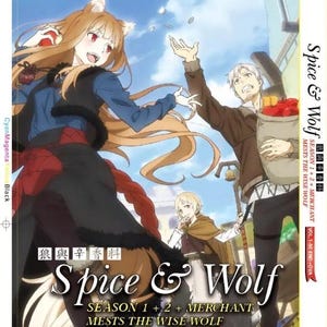 DVD Spice and Wolf Season 1+2+Merchant Meets the Wise Wolf (Vol.1-50End+OVA) English Dubbed Fast Shipping