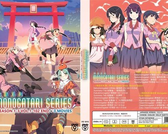 DVD Anime Monogatari Series Season 1-3 End Movies