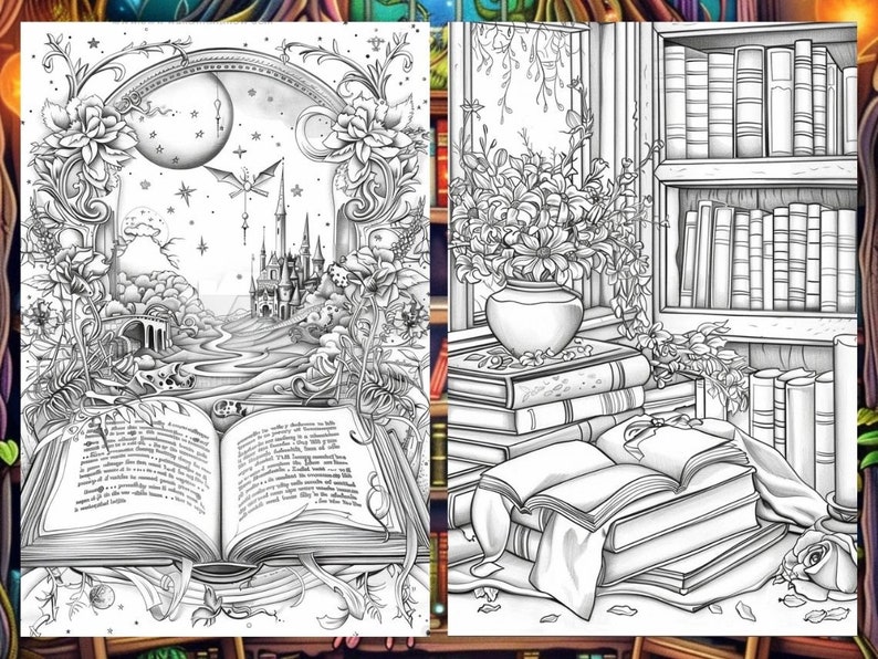 60 Magical Fantasy Coloring Book - Il 794xN.6036806421 9cs2 
