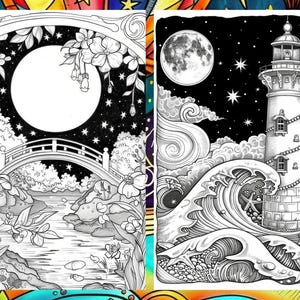Mystical Landscape Coloring Book, Fantasy Creatures Fairytale Coloring Pages, Intricate Details Enchanted Forest Coloring Book for Adult PDF