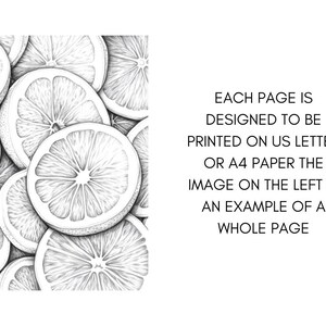 Fruit Coloring Pages for Adults, Exotic Fruit Coloring Sheets, Fruit Coloring Books for Kids