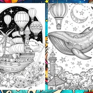 Mystical Landscape Coloring Book, Fantasy Creatures Fairytale Coloring Pages, Intricate Details Enchanted Forest Coloring Book for Adult PDF