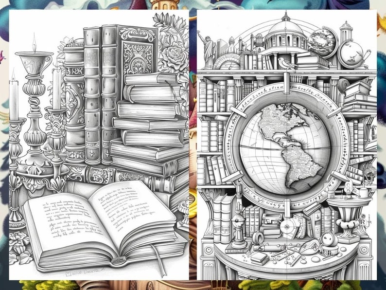 60 Magical Fantasy Coloring Book Pages for Kids Adults, Fairytale Enchanted Garden Forest Coloring Sheets Printable, Creature Coloring, PDF image 9